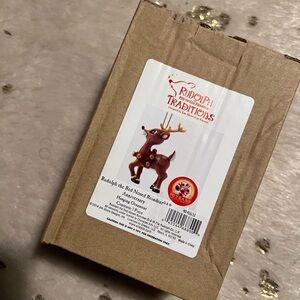 Rare Jim Shore Rudolph Traditions Rudolph Reindeer Ornament